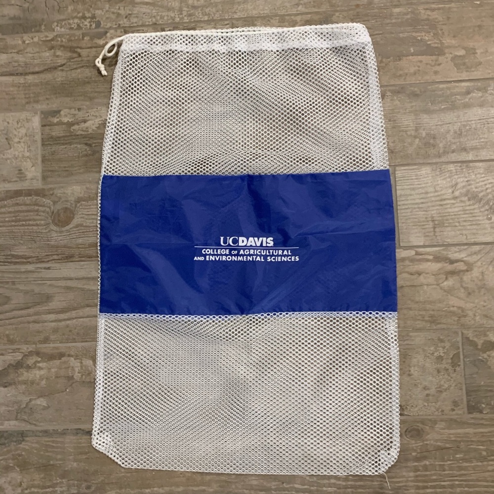 UC Davis CAES Dorm Mesh Laundry Bag